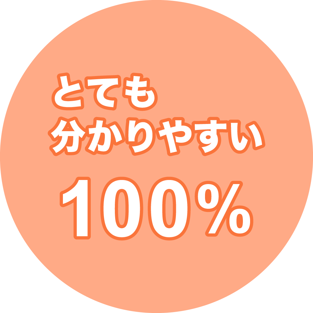 2025年度 満足度アンケート結果【塾からの連絡や情報提供（記録・LINE等）は分かりやすいですか？ とても分かりやすい 100%】