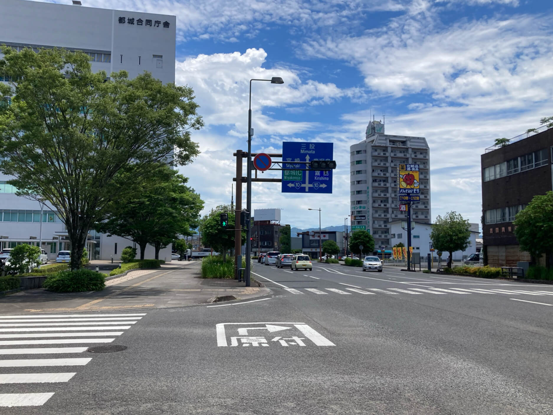 西都城駅から教室までの道順2