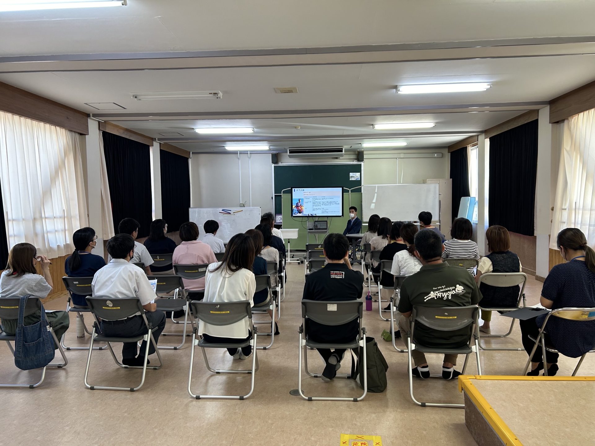 2024/7/23 宮崎県立みやざき中央支援学校での企業説明会の様子