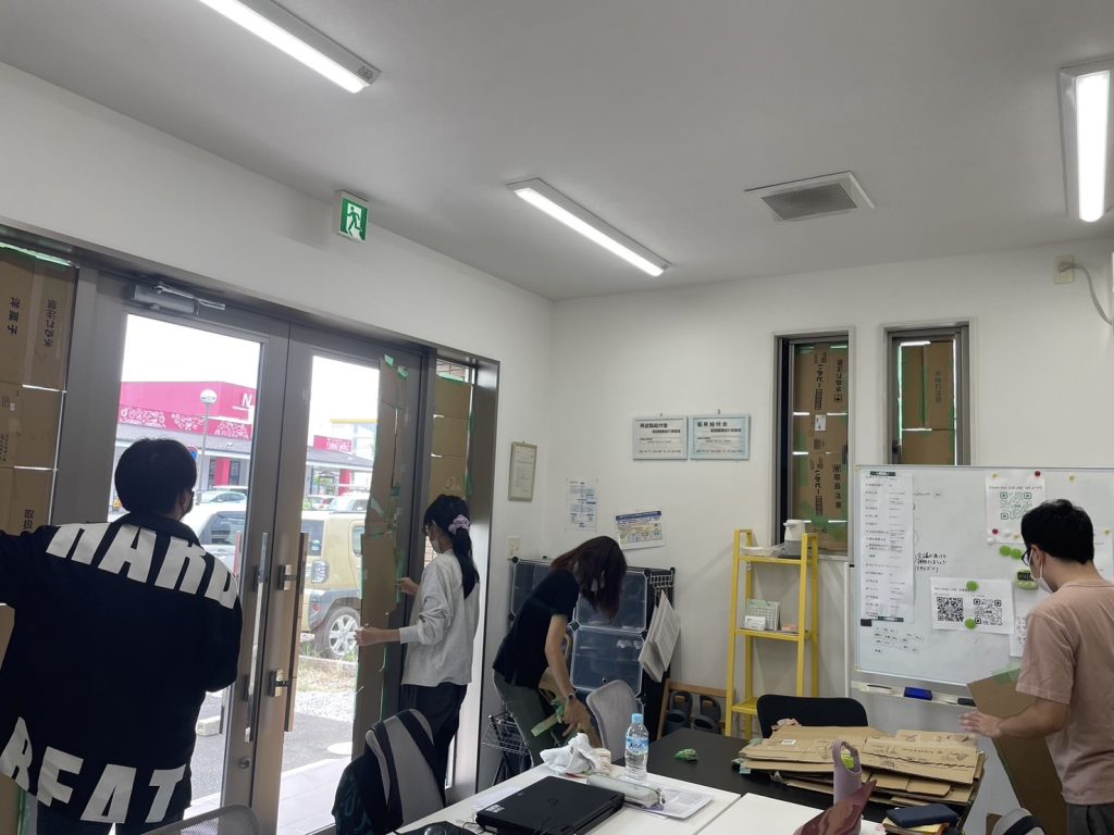 Blue Oceanで実施した台風対策
